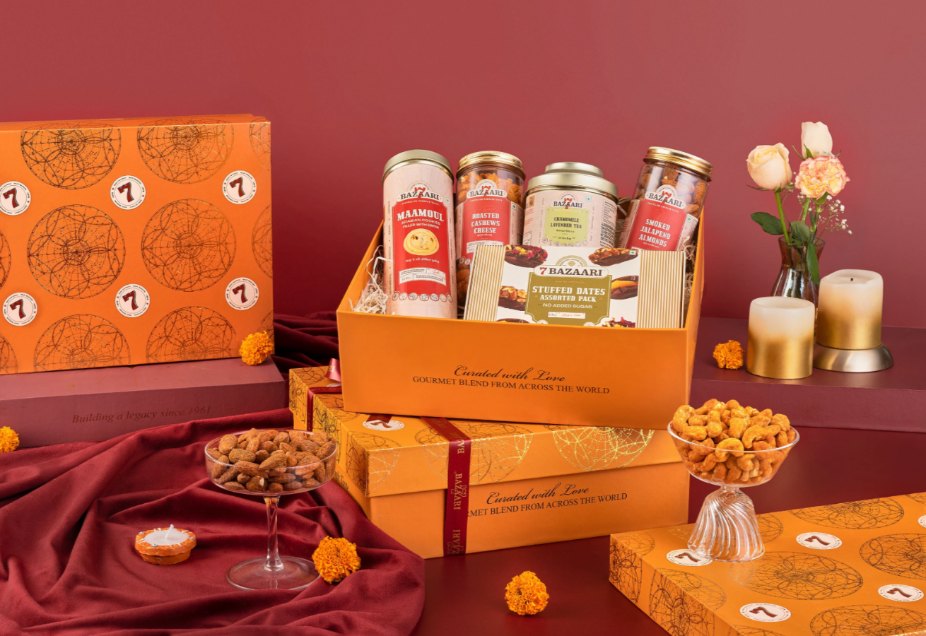 7Bazzari premium gift hamper product photography